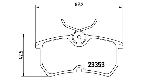 MAGNETI MARELLI Piduriklotsi komplekt,ketaspidur 363700424047